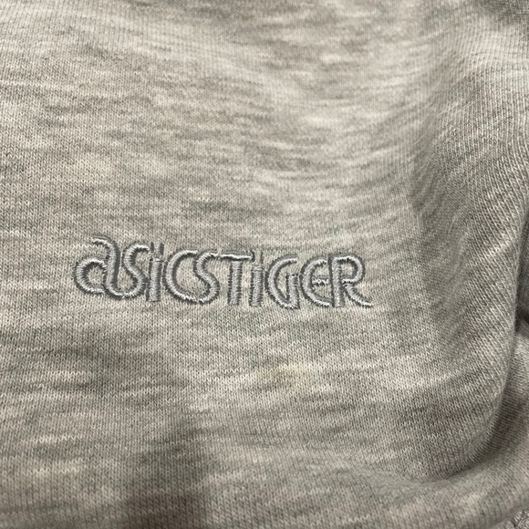 ASICS Tiger Men's Full Zip Hoodie Gray - Picture 9 of 12